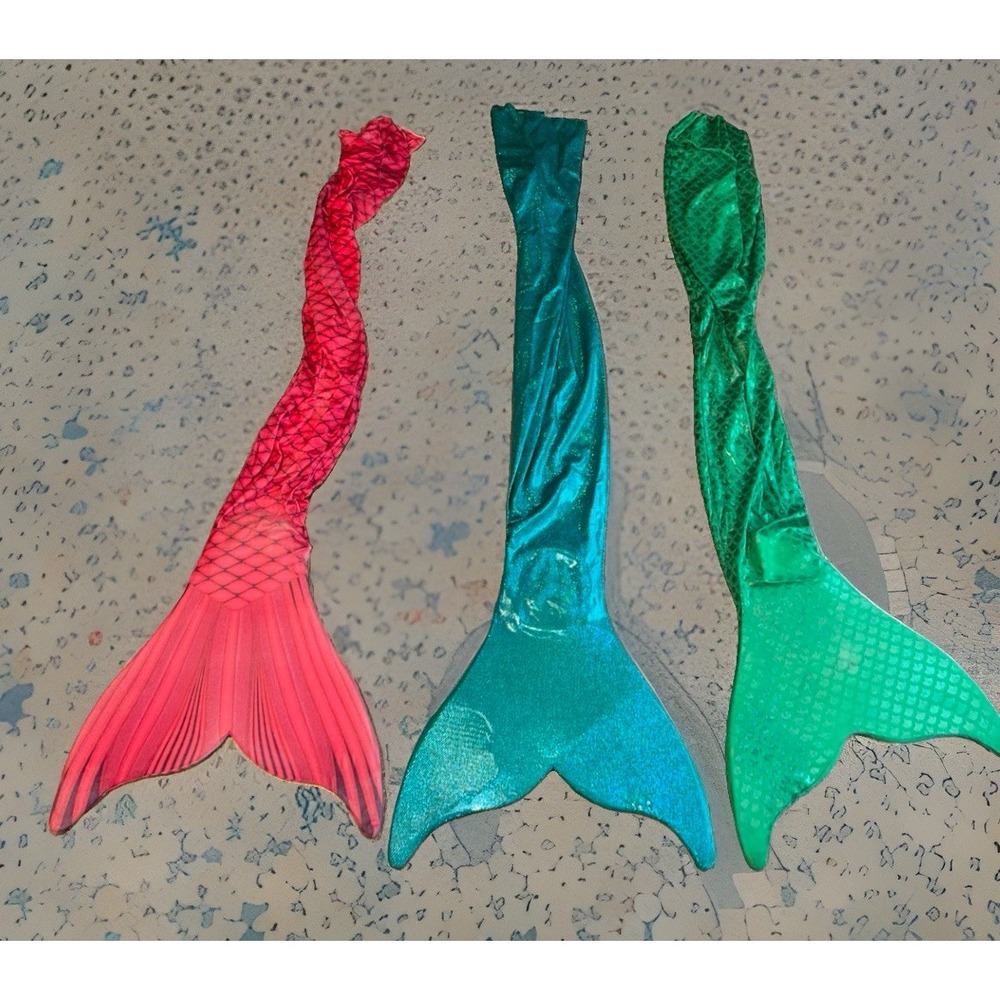 3 Mermaid Tails for Adult - The2Tails Fin Fun Magical Mermaid Pink Green Blue